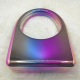Acrylic Evening Clutch Top Handle Hobo Bag, Glossy Metallic Tote Bag Dazzling