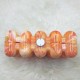 Women Acrylic Clutch Chic Marble Evening Handbag Orange