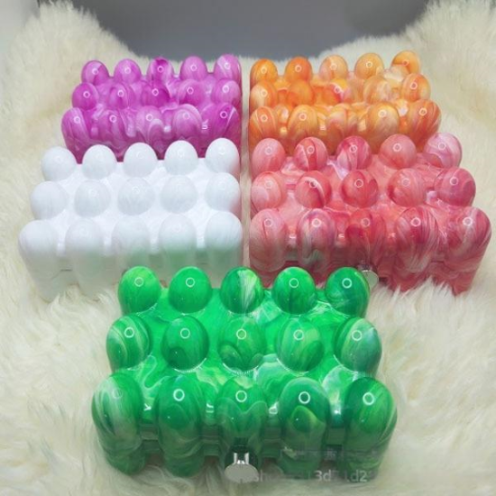 Women Acrylic Clutch Chic Marble Evening Handbag Green