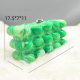 Women Acrylic Clutch Chic Marble Evening Handbag Green