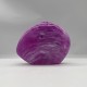 Acrylic Evening Clutch Purse Hobo Bag, Elegant Marble Handbag Purple