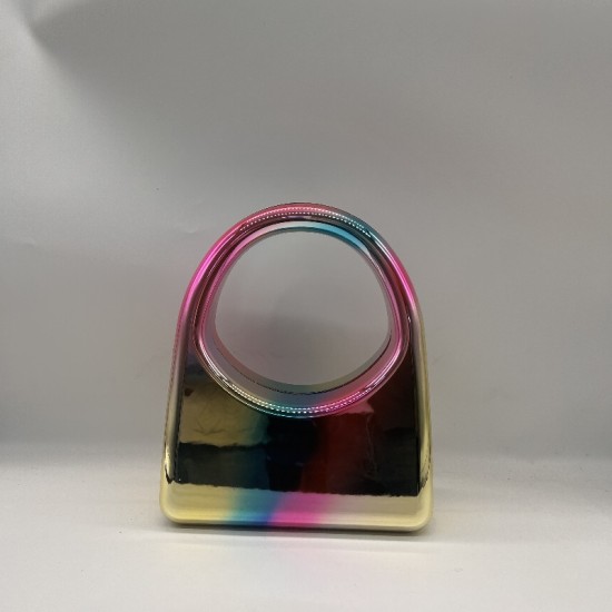 Acrylic Evening Clutch Purse Glossy Box Bag, Handbag Dazzling