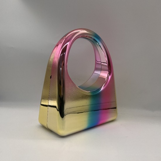 Acrylic Evening Clutch Purse Glossy Box Bag, Handbag Dazzling