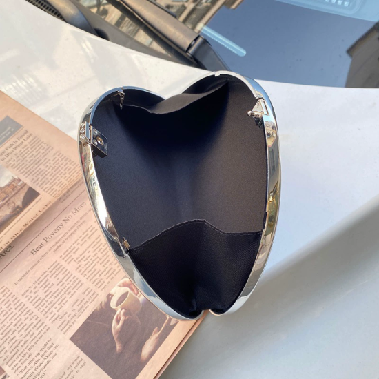 Acrylic Clutch Hobo Bag, Shell Bag Pink