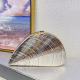 Acrylic Clutch Hobo Bag, Shell Bag Silver