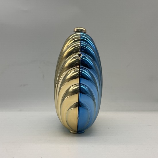 Acrylic Clutch Hobo Bag, Shell Box Bag Blue