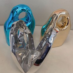 Acrylic Clutch Hobo Bag,  Box Bag Blue