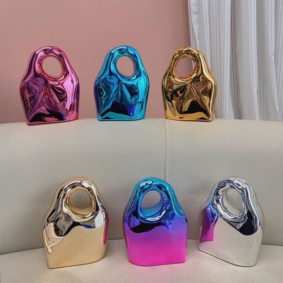 Acrylic Clutch Hobo Bag,  Box Bag Colorful