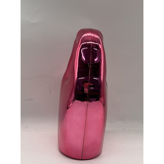 Acrylic Clutch Hobo Bag,  Box Bag Rose Red