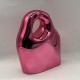 Acrylic Clutch Hobo Bag,  Box Bag Rose Red