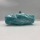 Acrylic Evening Clutch Purse Hobo Bag, Irregular Handbag Lake Blue