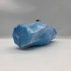 Acrylic Evening Clutch Purse Metal Hobo Bag, Square Handbag Blue